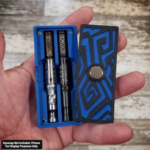 Dynavap DEUCE & DEUCE XL Mosaic Designer Dual Stash- Deep Blue / Onyx Black