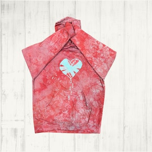 Hopeful Batik Shirt - Hand Painted Batik - Unisex Hoodie Sweatshirt - Unisex Size Xtra Large