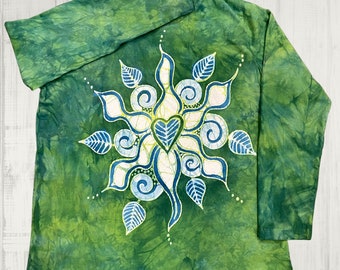 Long Sleeve Batik Shirt - Tree of Life