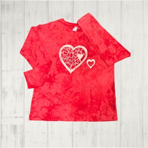 Something is Missing- Me Without You Batik Shirt - Batik dipinto a mano - T-shirt a maniche lunghe - Taglia grande da donna