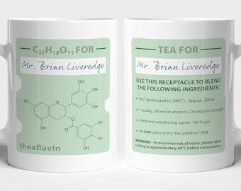 Personalised Tea 'Chemistry' Mug