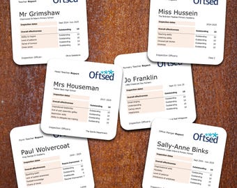 Personalised Teacher Drinks Coaster