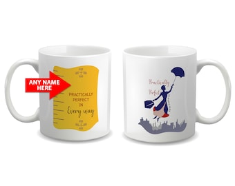 Personalised Mary Poppins 'Practically Perfect' Mug