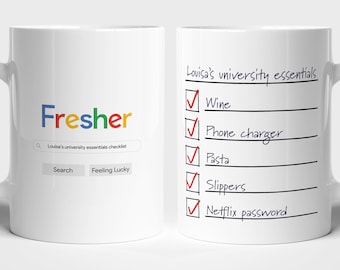 Personalised Freshers  Mug