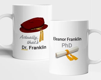 Personalised PhD Graduation Mug