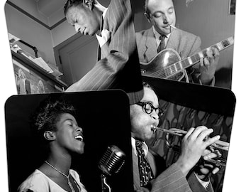 Your Choice of 4 Legends of Jazz Coasters