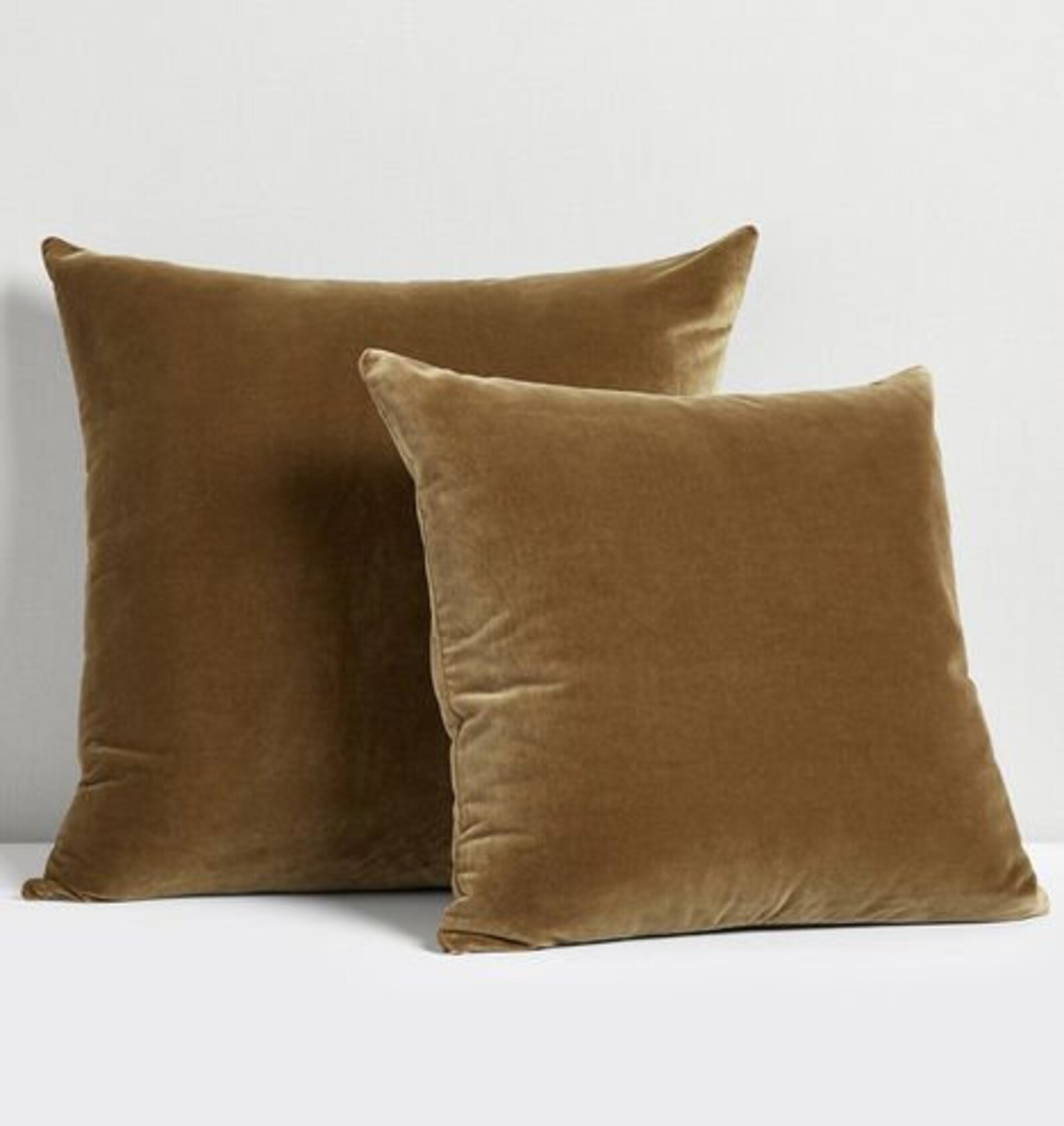 Mocha brown Velvet velour Decorative Pillow 20x20 inch sofa Etsy