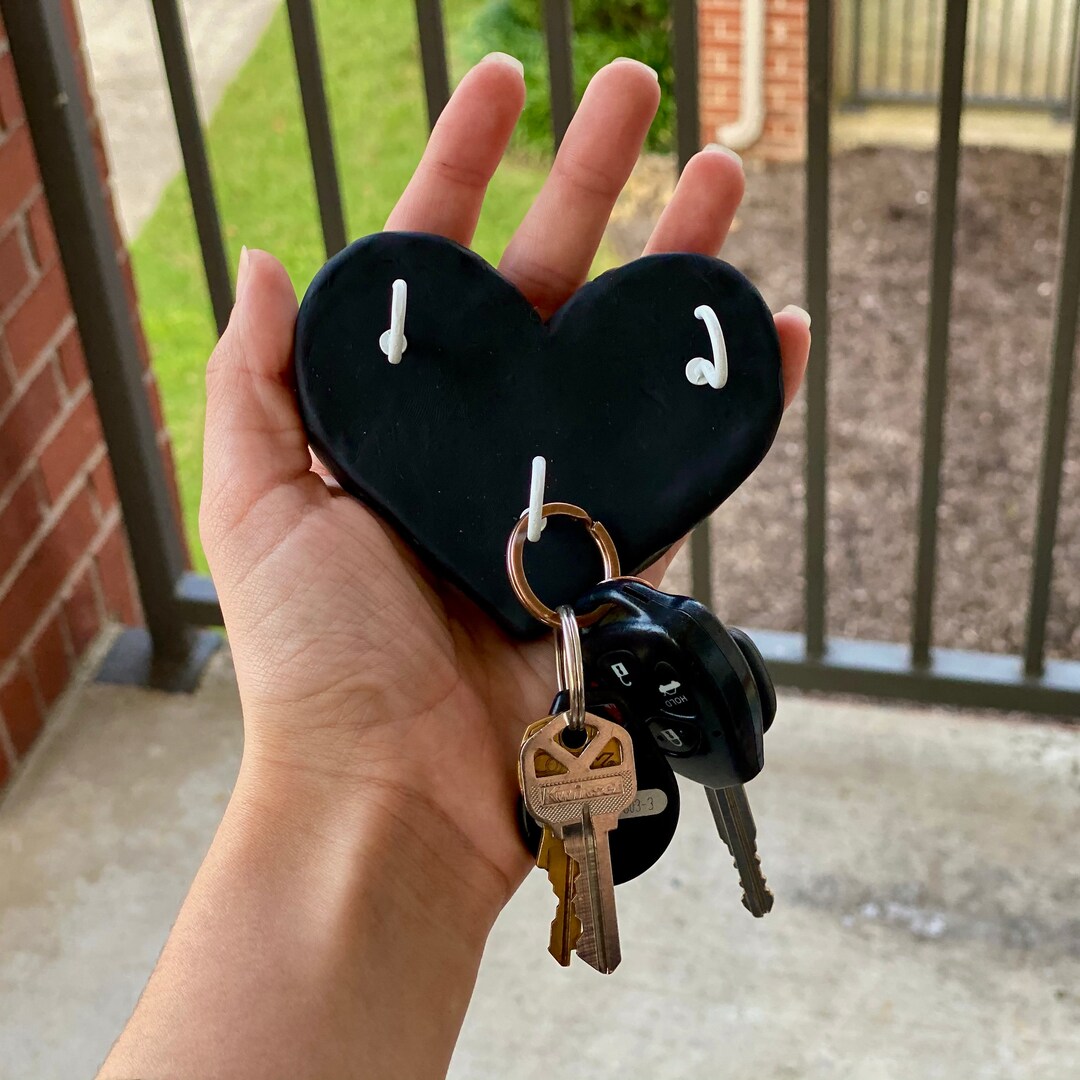 Heart Shaped Key Holder/key Rack - Etsy