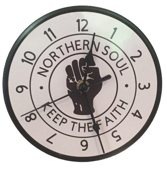 Northern Soul Wall Clock Northern Soul Keep The Faith Vinyl Record Wall Clock Northern Soul Wall Clock Northern Soul Keep The Faith Vinyl Record Wall Clock