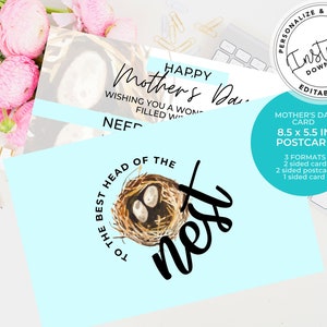 Real Estate Mothers Day Card, Real estate marketing, Real Estate Postcard, Farming Card, Real Estate Template, Canva, Pop By Mothers Day
