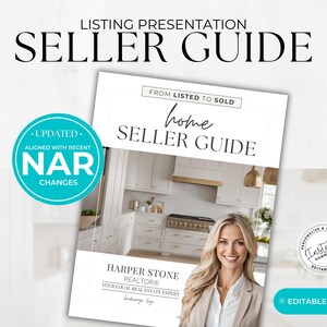 Real Estate Listing Presentation, Updated, Settlement, Real Estate Marketing, Seller Guide, Canva Template, Selling Process, Prelisting