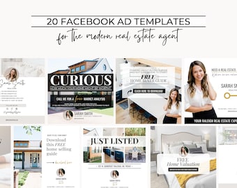 Real Estate Facebook Ad, Real Estate Marketing, Realtor Marketing, Canva, Real Estate Ads, Lead Magnet, Real Estate Template, Facebook Ads