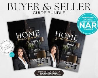 Real Estate Home Buyer & Seller Guide 2026 Bundle, Settlement, Real Estate Marketing, Agent Commission, Listing Presentation, Buyer Guide