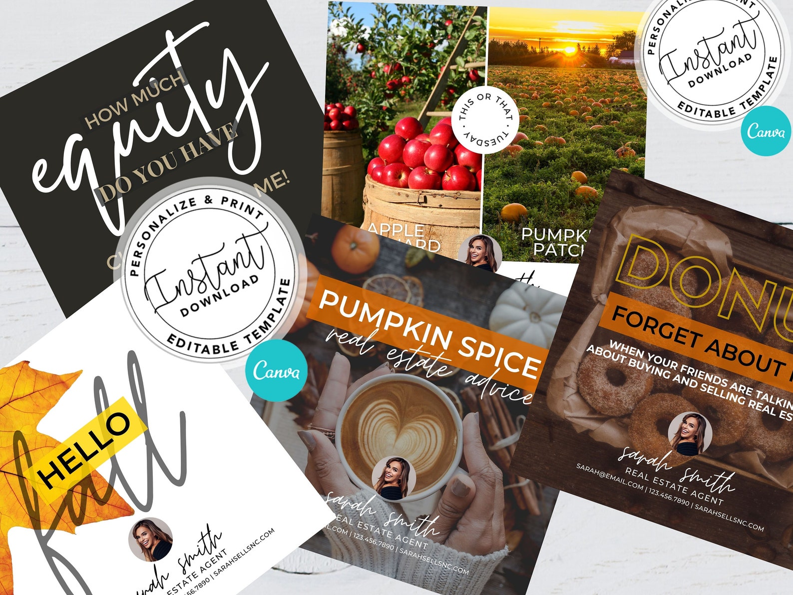 September Posts Real Estate September Social Media Post, Real Estate Marketing ...