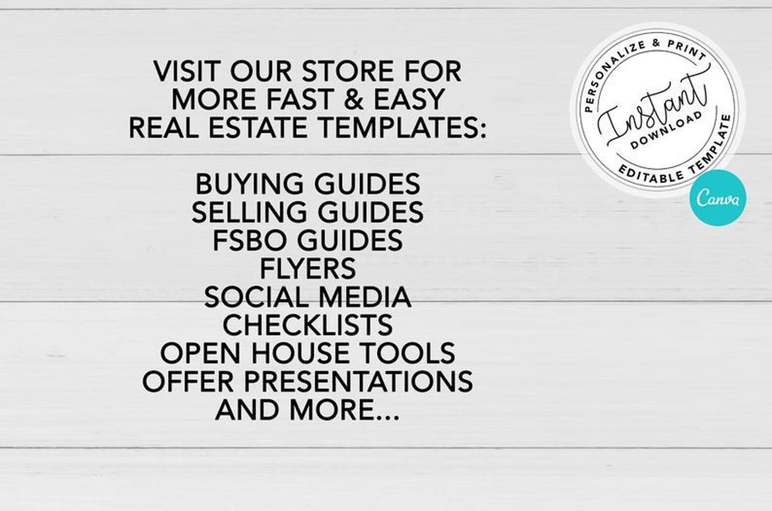 Real Estate Template Client Packet Home Buyer Etsy