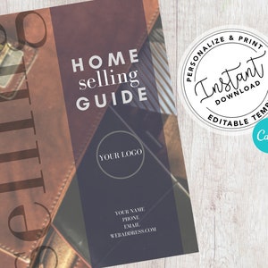 Real Estate Seller Guide, Real Estate Marketing, Real Estate Agent, Home Seller Guide, Canva Template, Listing Presentation, Custom