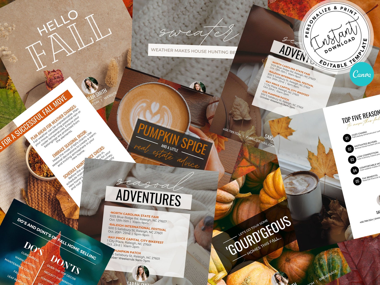 Real Estate Fall Post, Real Estate Social Media, Fall, Halloween ...