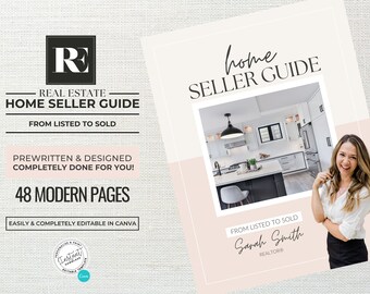 Listing Presentation for Real Estate, Real Estate Marketing, Real Estate Template, Real Estate listing Presentation, Seller Guide, Canva