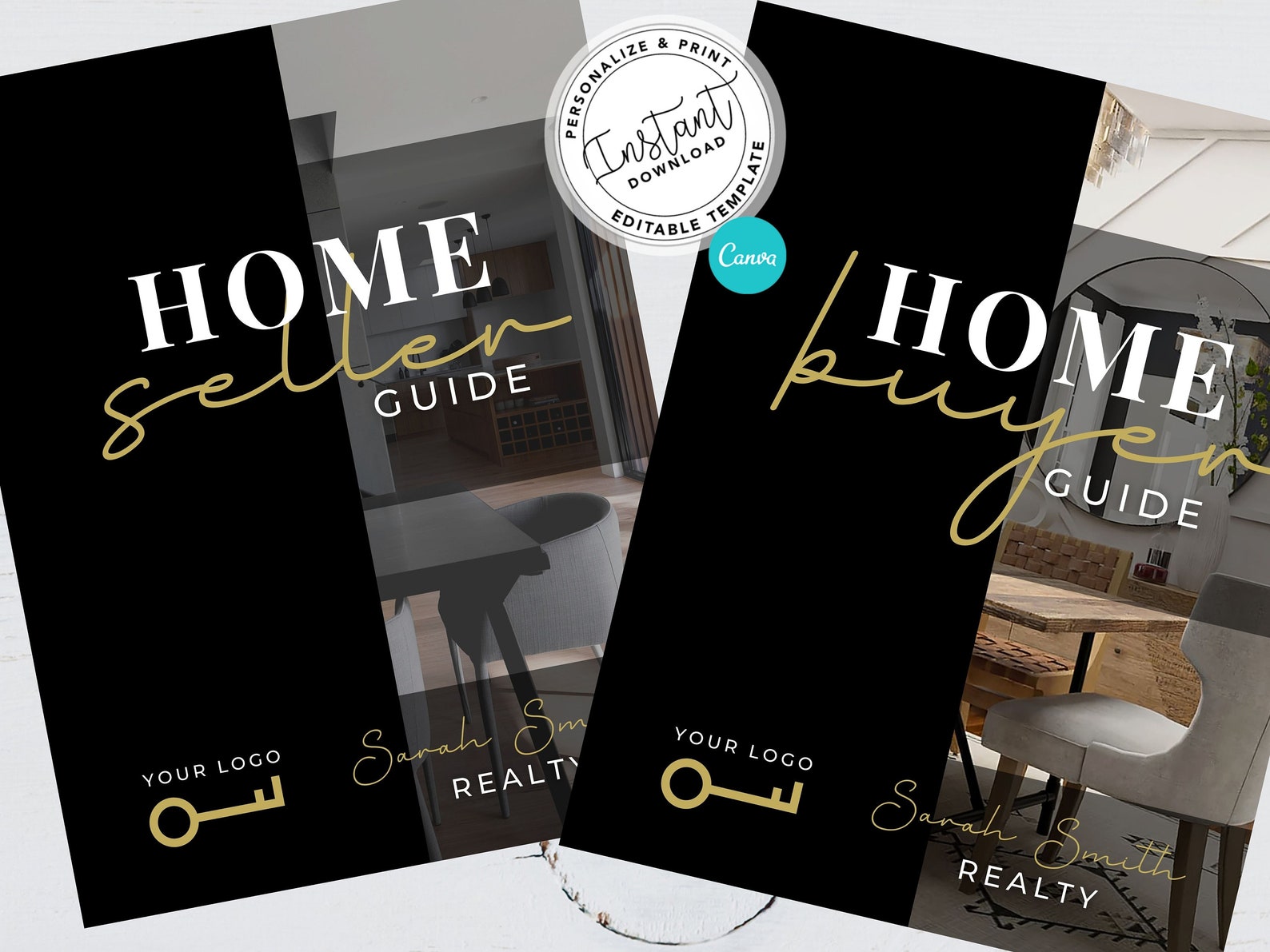 Real Estate Home Buyer and Seller Guide Bundle, Real Estate Template ...