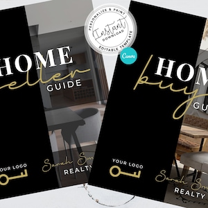 Real Estate Home Buyer and Seller Guide Bundle, Real Estate Template, Real Estate Buyer Packet, Seller Packet, Fall Presentation Book, Canva