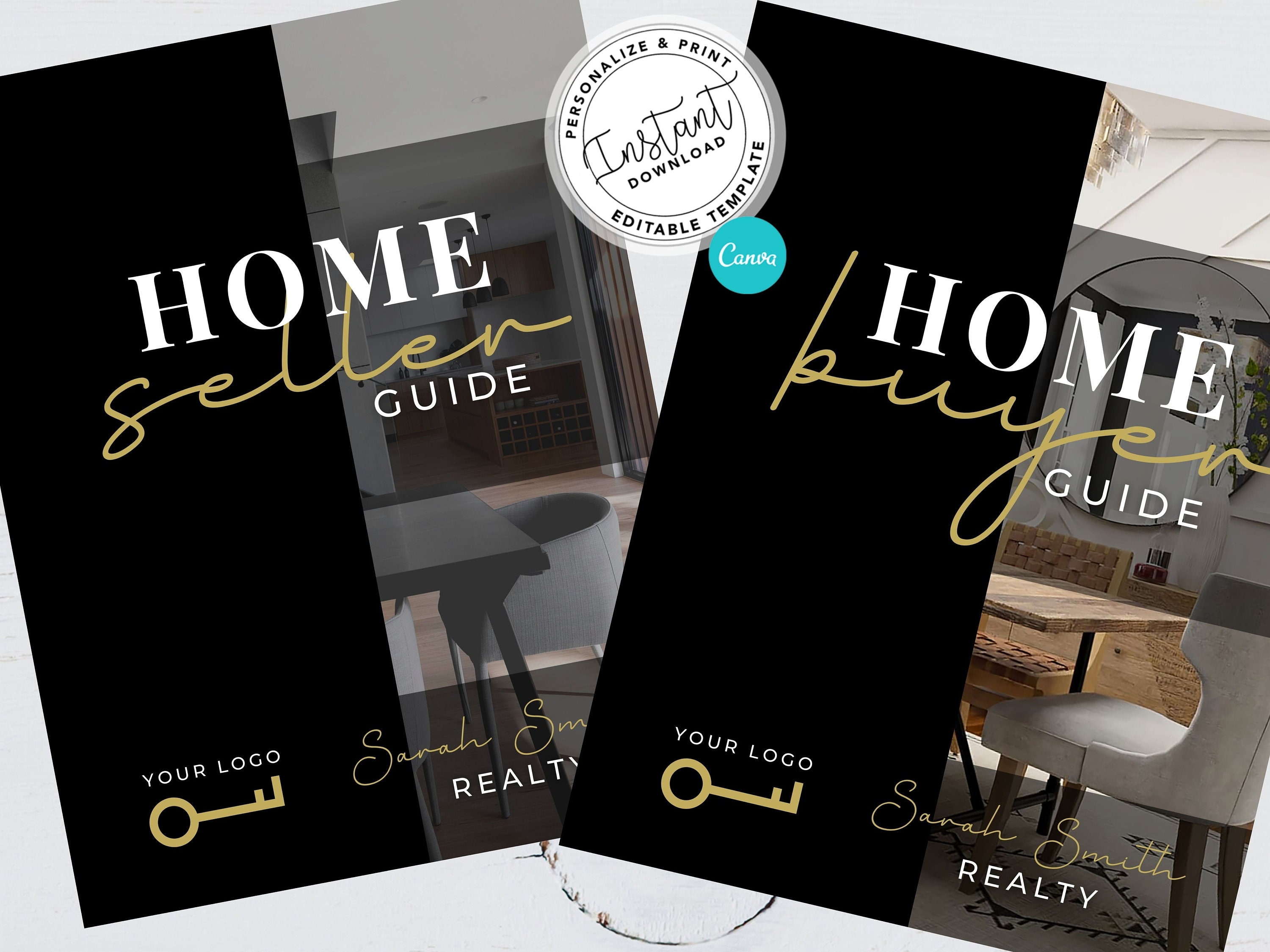 Real Estate Home Buyer and Seller Guide Bundle, Real Estate Template ...