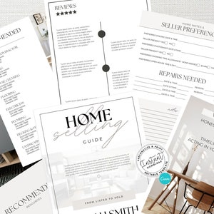 May include: A printable home selling guide with a checklist of recommended resources, seller preferences, and repairs needed. The guide also includes a section on what to expect from a real estate agent.