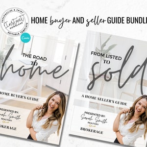 Real Estate Home Buyer and Seller Guide Bundle, Real Estate Template, Real Estate Buyer Packet, Seller Packet, Fall Presentation Book, Canva