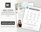 Real Estate Marketing, Marketing Plan Flyer, Pre listing, Listing Strategy, Seller Guide, Real Estate Template, Canva Template