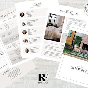 Real Estate Buyer Presentation, Real Estate Marketing, Printable Buyer ...