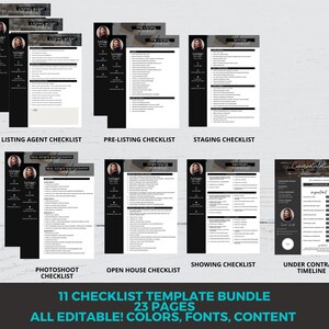 Real Estate Checklist Bundle, Home Seller & Buyer Checklist, Real ...