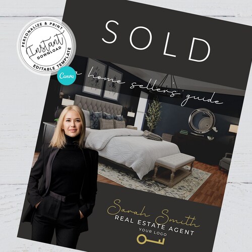 Listing Presentation for Real Estate Agent, Real Estate Marketing, Real Estate Template, Agent Listing Presentation, Seller Guide, Canva