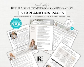 Buyer Agent Compensation, Real Estate Commission, Buyer Agreement, Real Estate Marketing,Canva, Representation, Compensation, NAR Settlement