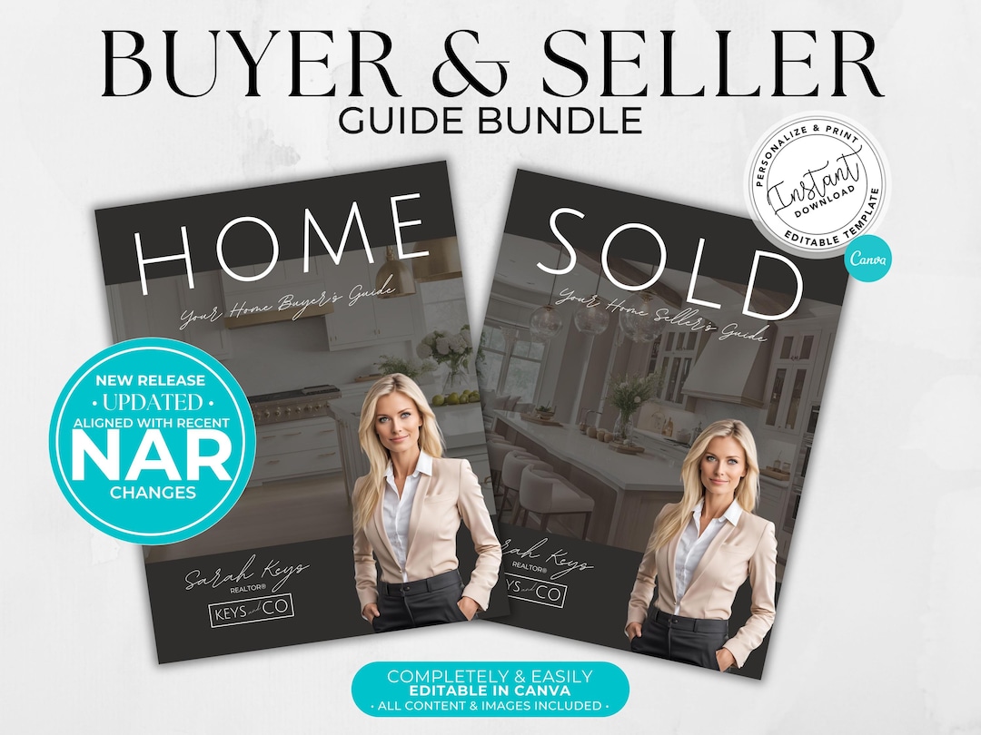 Real Estate Buyer & Seller Guide Bundle: Agent Listing Presentation ...