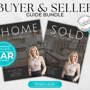 Real Estate Home Buyer & Seller Guide Bundle, NAR Settlement, Real Estate Marketing, Agent Commission, Listing Presentation, Buyer Guide