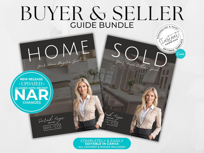 Real Estate Buyer & Seller Guide Bundle: Agent Listing Presentation ...