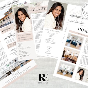 May include: A real estate agent's marketing brochure featuring a photo of the agent and a property for sale. The brochure includes details about the agent's experience, contact information, and information about the property, including its features and upgrades. The brochure is designed in a modern style with a neutral colour palette.