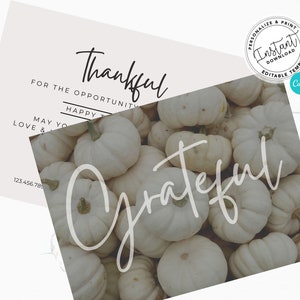 Real Estate Thanksgiving Card, Real Estate Marketing, Agent Pop By, Thanksgiving Pop By, Agent Marketing, Postcard, Happy Thanksgiving