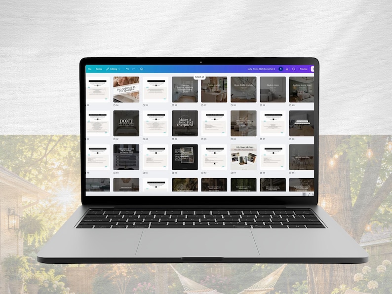 July 2026 Real Estate Social Media Canva Templates, Realtor Marketing Canva Instagram & Facebook Posts Reels Content Bundle, Summer, Luxury image 5