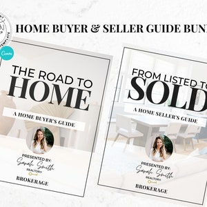 Real Estate Buyer & Seller Guide Bundle: Canva Templates (Digital Download)