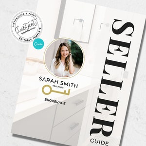 Real Estate Marketing, Listing Presentation for real estate, Home Seller Guide, Agent, Real Estate Template, Canva Template, Real Estate