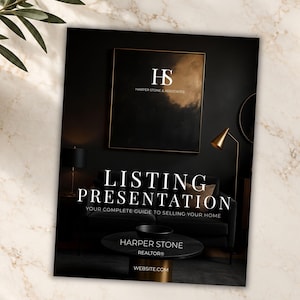 2026 Listing Presentation, NAR Settlement, Real Estate Realtor Marketing Canva Template, Listing Consultation, Home Seller Guide, Luxury CMA