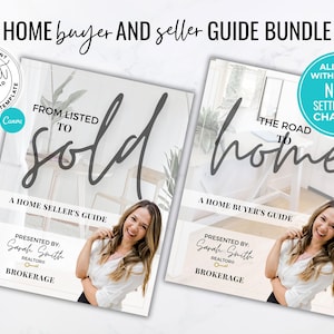 Real Estate Home Buyer and Seller Guide Bundle, Real Estate Template, Real Estate Buyer Packet, Seller Packet, Fall Presentation Book, Canva