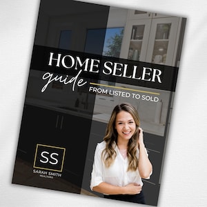 Real Estate Listing Presentation, Real Estate Marketing, Real Estate Template, CMA, Prelisting, Home Seller Guide, Canva Template, Selling