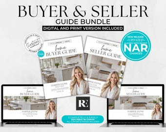 Real Estate Home Buyer & Seller Guide Bundle, NAR Settlement, Real Estate Marketing, Agent Commission, Listing Presentation, Buyer Guide