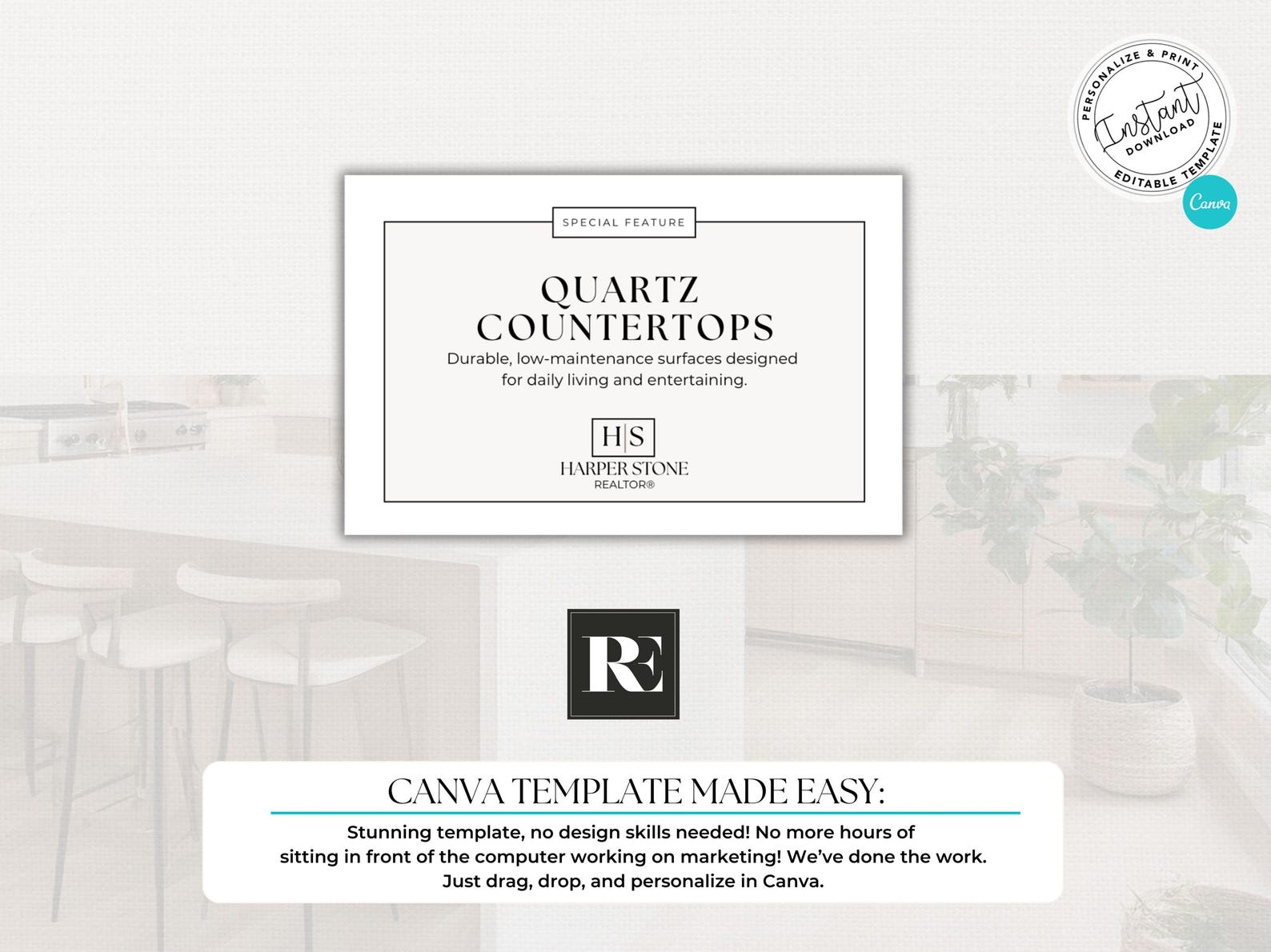 Feature Sign Open House Feature Signs Canva Template, Real Estate Marketing Feature ...