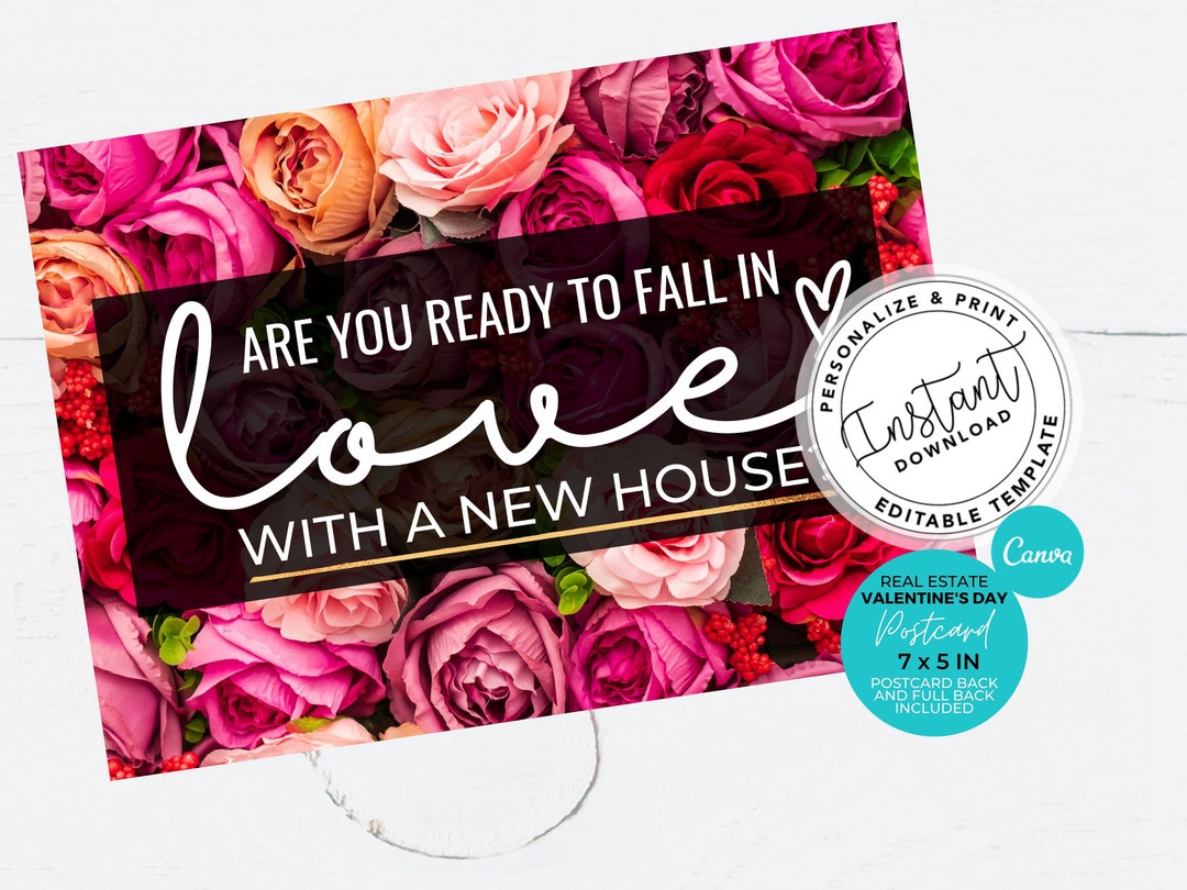 Real Estate Valentine's Day, Realtor Valentine Pop By, Real Estate