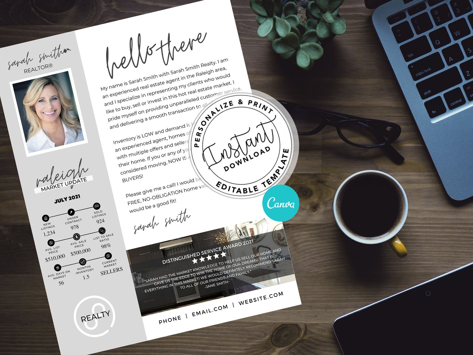 Realtor Farming Letter Template Bundle Real Estate Marketing Etsy