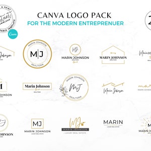 Logo, Logo Design, Custom Logo for Business, Real Estate Logo, Custom Logo Design, Business Logo, Photography Logo, DIY Logo, Canva Template