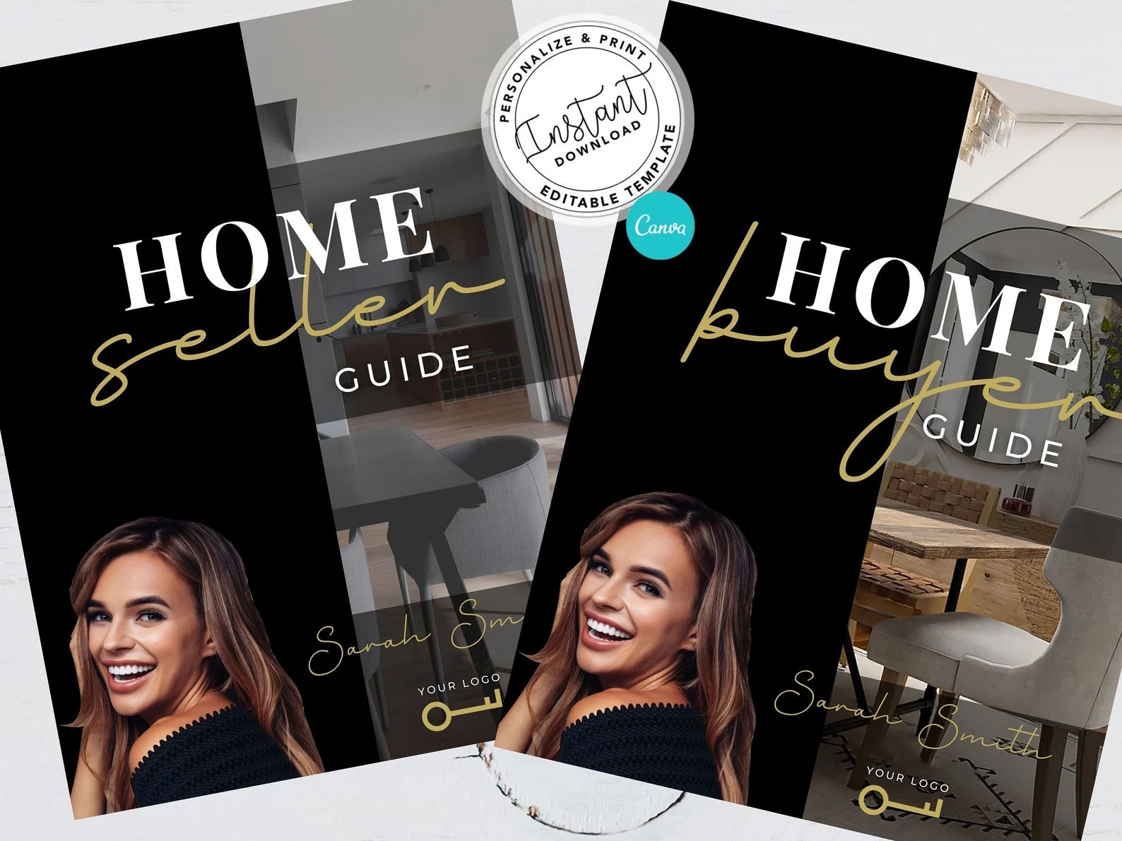 Real Estate Home Buyer and Seller Guide Bundle, Real Estate Template ...