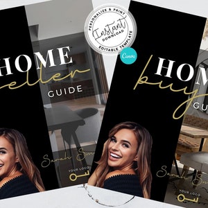 Real Estate Home Buyer and Seller Guide Bundle, Real Estate Template, Real Estate Buyer Packet, Seller Packet, Fall Presentation Book